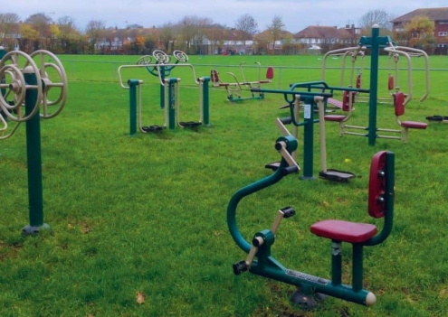 Woodlands Park gym equipment