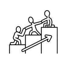 Support upwards icon